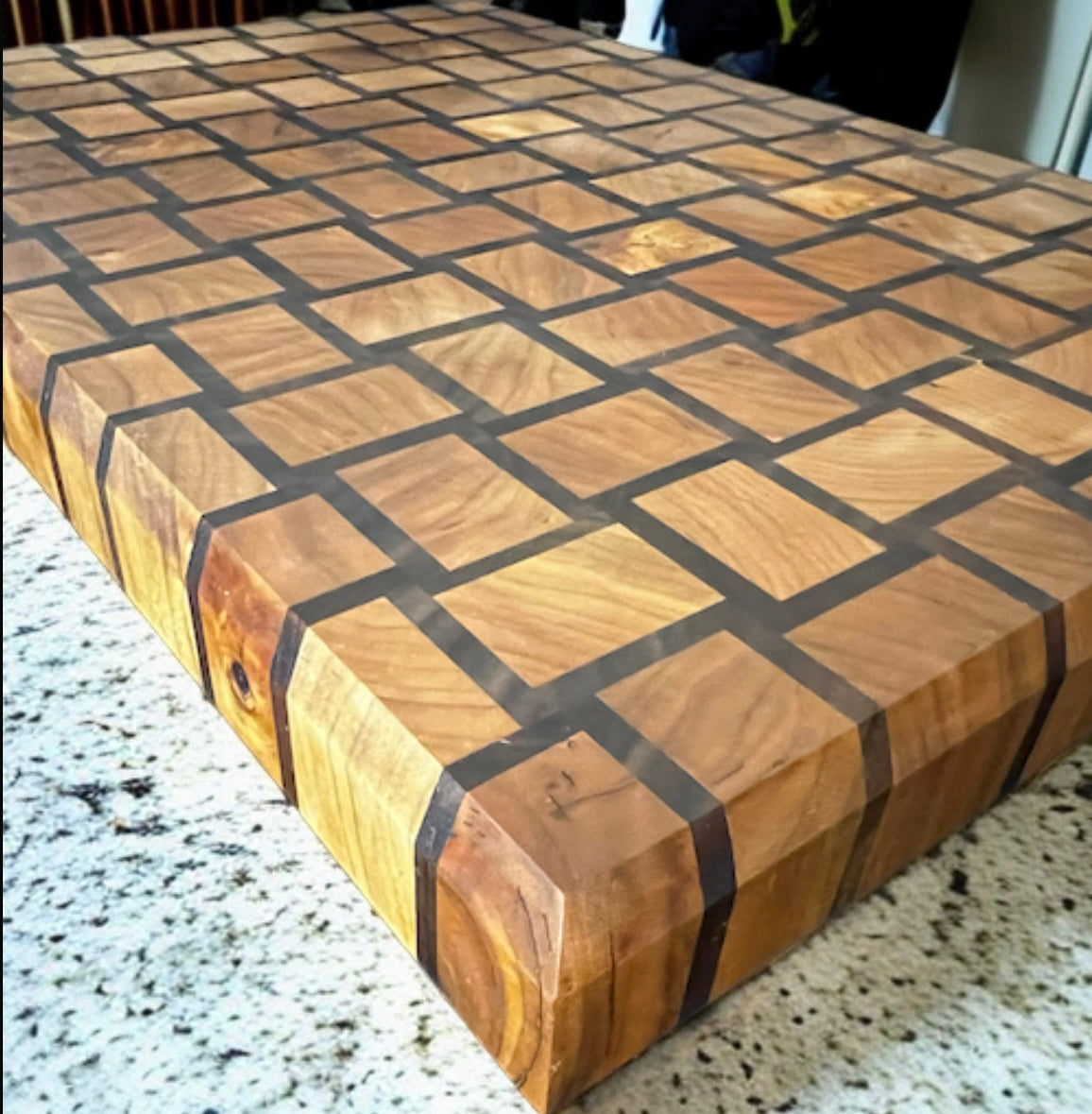 Basket Weave - Premium End Grain Cutting Board (Made to Order)