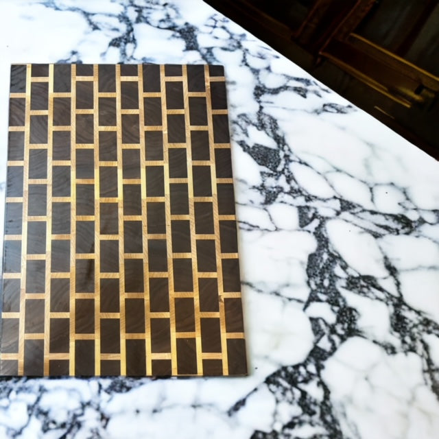 Brick Pattern End Grain Cutting Board (Made to Order)